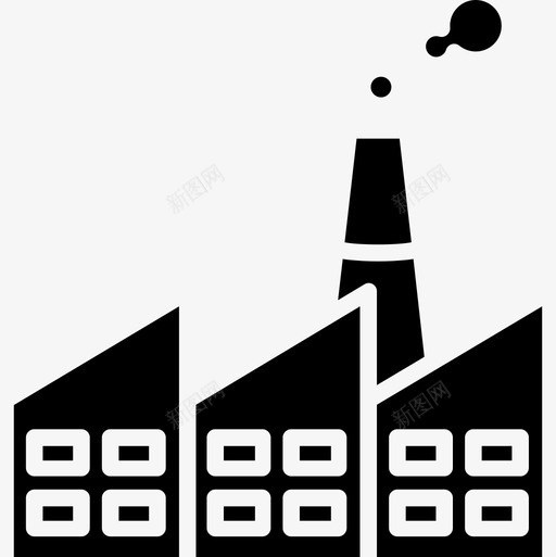工厂工业57实心图标svg_新图网 https://ixintu.com 实心 工业 工厂