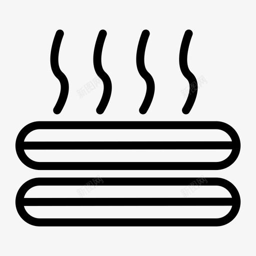 香肠烧烤烹饪图标svg_新图网 https://ixintu.com 假日 大纲 烧烤 烹饪 野餐 食物 餐点 香肠