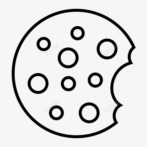 饼干薯条食物图标svg_新图网 https://ixintu.com 图标 薯条 食品 食物 饼干