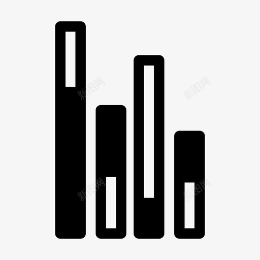 商业和金融分析条形图图标svg_新图网 https://ixintu.com 分析 利润 商业 条形图 统计 金融