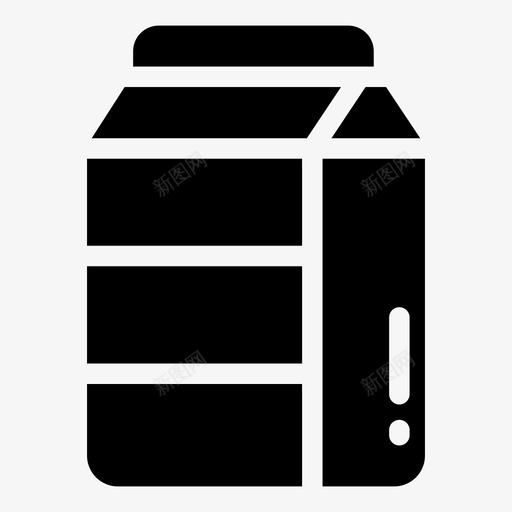 牛奶健康食品果汁图标svg_新图网 https://ixintu.com 健康食品 填充 果汁 牛奶 食品