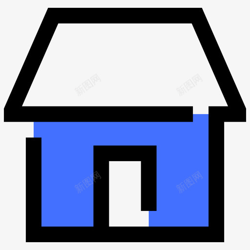 商店电子商务114蓝色图标svg_新图网 https://ixintu.com 商店 电子商务 蓝色