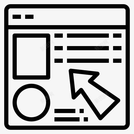 网站生活方式人图标svg_新图网 https://ixintu.com 商店 大纲 生活方式 网站 购买 购物 销售