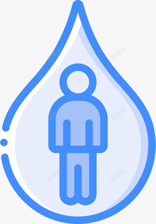 水水13蓝色图标svg_新图网 https://ixintu.com 蓝色