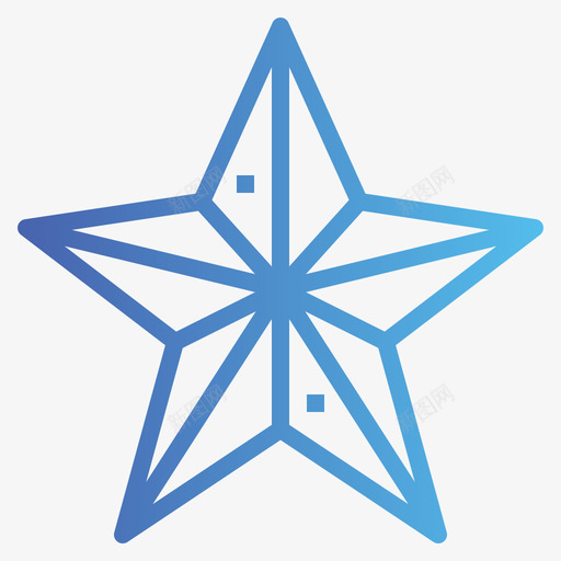 星星圣诞322渐变图标svg_新图网 https://ixintu.com 圣诞 星星 渐变