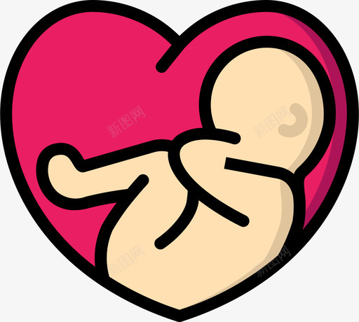 婴儿孕妇42岁直系肤色图标svg_新图网 https://ixintu.com 42岁 婴儿 孕妇 直系 肤色