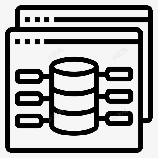 网络技术颠覆1概述图标svg_新图网 https://ixintu.com 概述 网络技术 颠覆