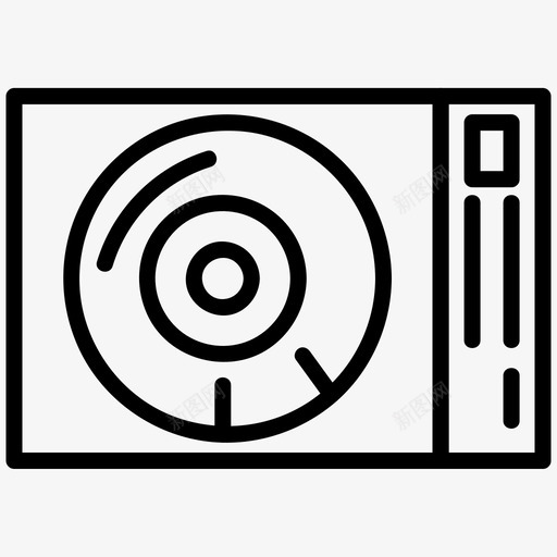 cd播放器音频dj图标svg_新图网 https://ixintu.com cd dj 复古 播放器 音乐 音频