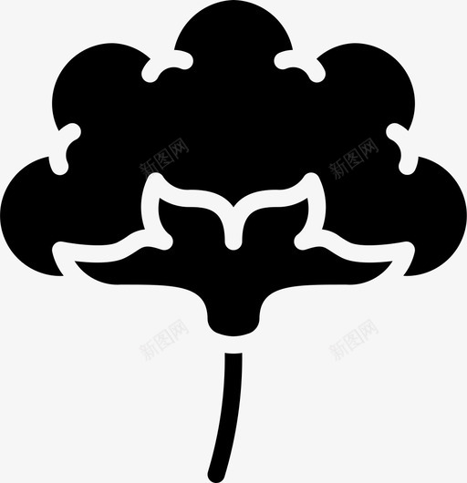 棉花植物30填充图标svg_新图网 https://ixintu.com 填充 棉花 植物