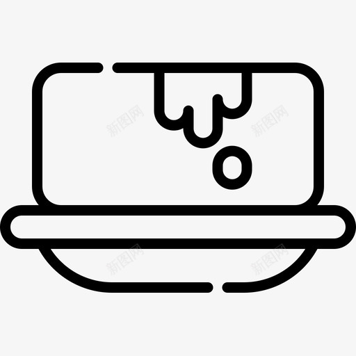 黄油面包房95线性图标svg_新图网 https://ixintu.com 线性 面包房 黄油