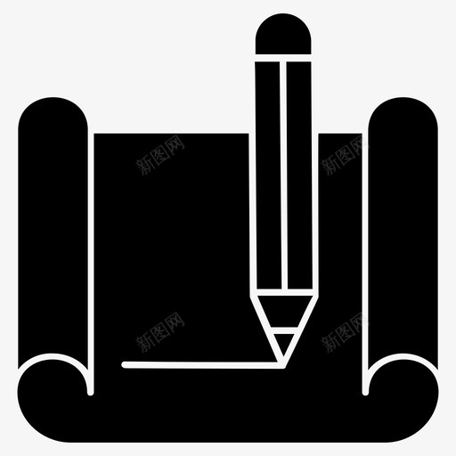 书写文档蓝图文档图标svg_新图网 https://ixintu.com 书写 办公 字形 教育 文档 用纸 科学 绘图 蓝图