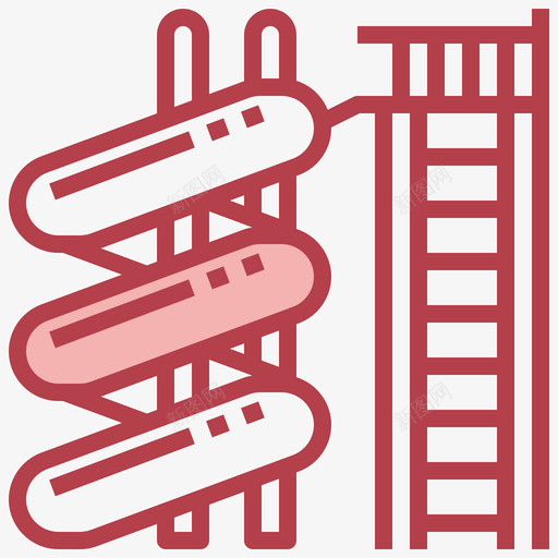 水上滑梯主题公园3其他图标svg_新图网 https://ixintu.com 主题公园 其他 水上 滑梯
