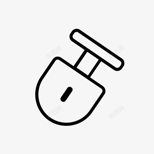 挖宝svg_新图网 https://ixintu.com 挖宝 单色 线性