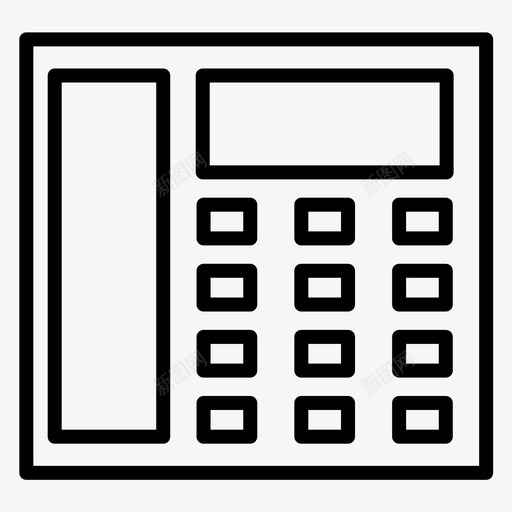 电话音量银行常规线路140图标svg_新图网 https://ixintu.com 常规 电话 线路 银行 音量
