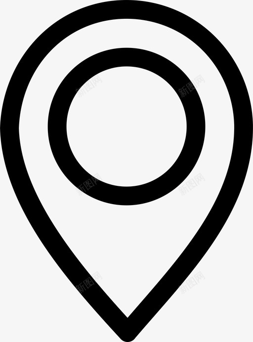 位置坐标方向图标svg_新图网 https://ixintu.com 位置 地图 坐标 方向 标记