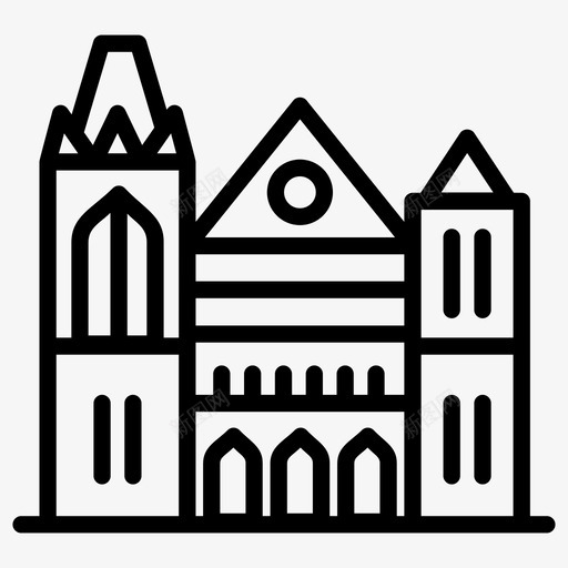 弗雷尔大厅建筑弗雷尔大厅卡拉奇地标图标svg_新图网 https://ixintu.com 卡拉奇 地标 大厅 大学 市政厅 建筑 弗雷 纪念 纪念碑