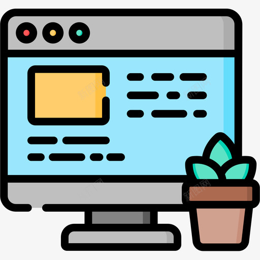 计算机office170线性颜色图标svg_新图网 https://ixintu.com office 线性 计算机 颜色