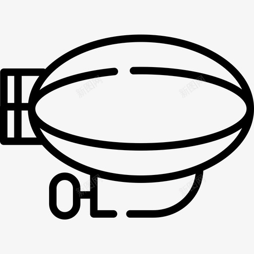 齐柏林飞艇游行19号直线型图标svg_新图网 https://ixintu.com 柏林 游行 直线 线型 行号 飞艇