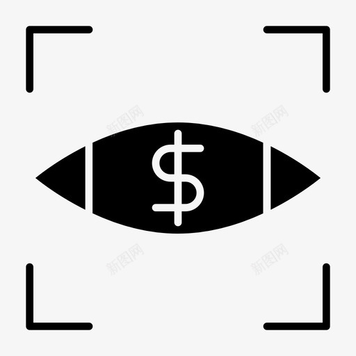 眼睛聚焦瞄准靶心图标svg_新图网 https://ixintu.com 公司和 办公室 目标 眼睛 瞄准 瞄准准心 聚焦 间谍 雕文 靶心
