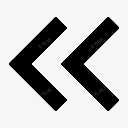 左双箭头箭头方向图标svg_新图网 https://ixintu.com 图标 基本 尺寸 左双 所有 方向 箭头 预览