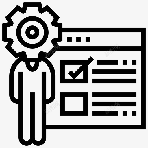 技能商业动机15线性图标svg_新图网 https://ixintu.com 动机 商业 技能 线性