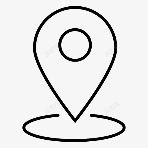 定位目标gps地图图标svg_新图网 https://ixintu.com gps pin 优化 地图 定位 导航 搜索引擎 目标