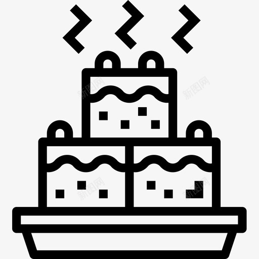 布朗尼面包房89直系图标svg_新图网 https://ixintu.com 布朗 直系 面包房