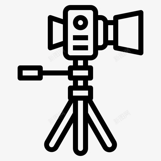 照相机摄影99线性图标svg_新图网 https://ixintu.com 摄影 照相机 线性