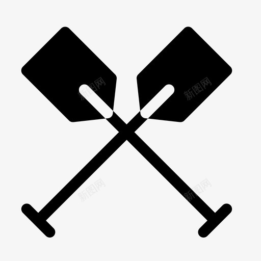桨船海事图标svg_新图网 https://ixintu.com 固体 桨船 海事 海洋
