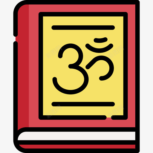 吠陀经灵性25线性颜色图标svg_新图网 https://ixintu.com 吠陀 灵性 线性 颜色