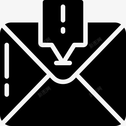 电子邮件通知9填充图标svg_新图网 https://ixintu.com 填充 电子邮件 通知