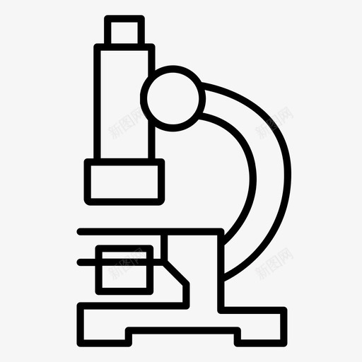 显微镜生物学教育图标svg_新图网 https://ixintu.com 教育 显微镜 生物学 研究 科学