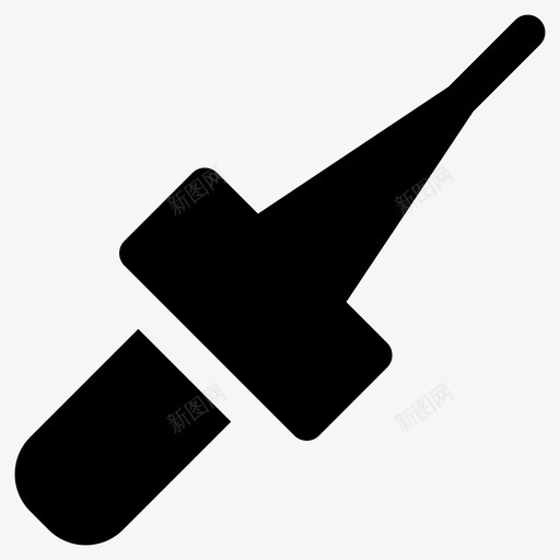 烙铁电烙铁电子图标svg_新图网 https://ixintu.com 固体 烙铁 电子 电烙铁