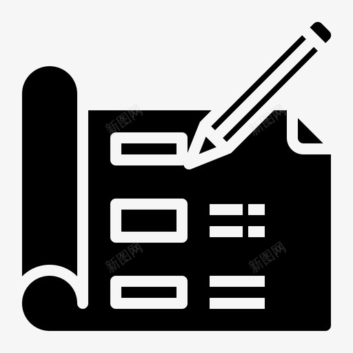 计划商业创意图标svg_新图网 https://ixintu.com 创意 商业 战略 扎实 管理 计划 项目 项目管理