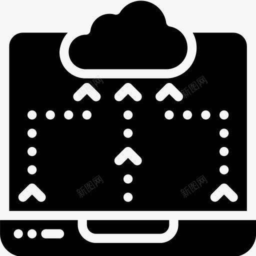 传输大数据73填充图标svg_新图网 https://ixintu.com 传输 填充 大数 数据