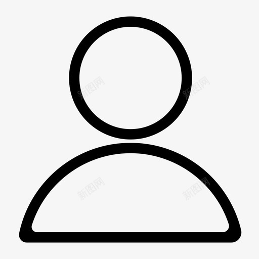 个人未选中svg_新图网 https://ixintu.com 个人未选中