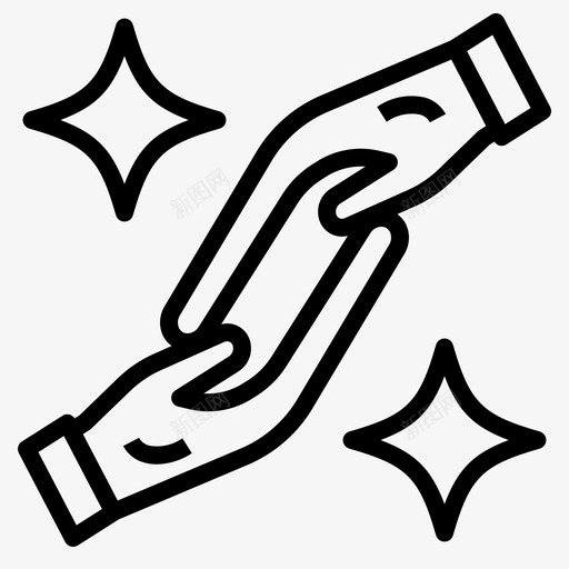 原谅允许帮助图标svg_新图网 https://ixintu.com 允许 原谅 和解 帮助 思考 积极