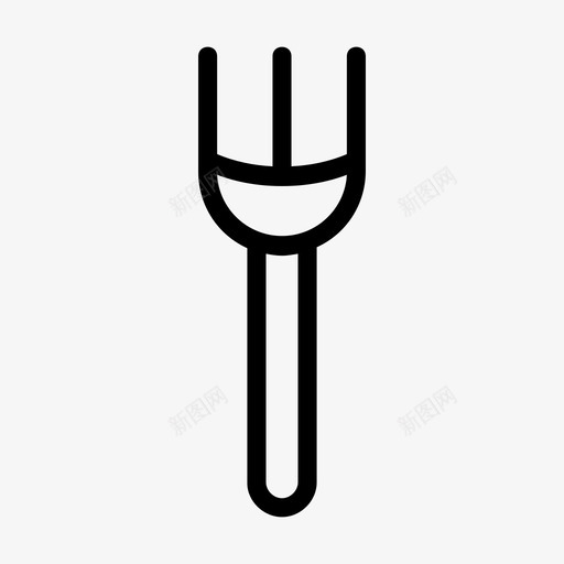 干草叉农业设备图标svg_新图网 https://ixintu.com 农业 园艺 字形 工具 干草 设备