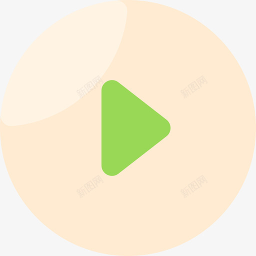 播放音乐154平坦图标svg_新图网 https://ixintu.com 平坦 播放 音乐