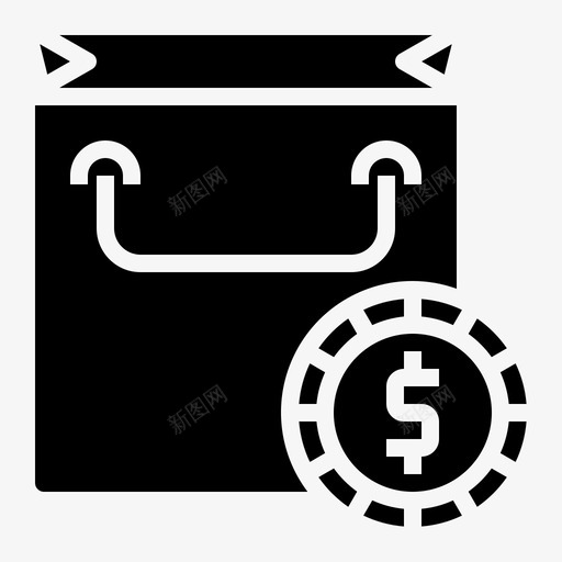 购物袋营销seo23稳定图标svg_新图网 https://ixintu.com seo 稳定 营销 购物袋