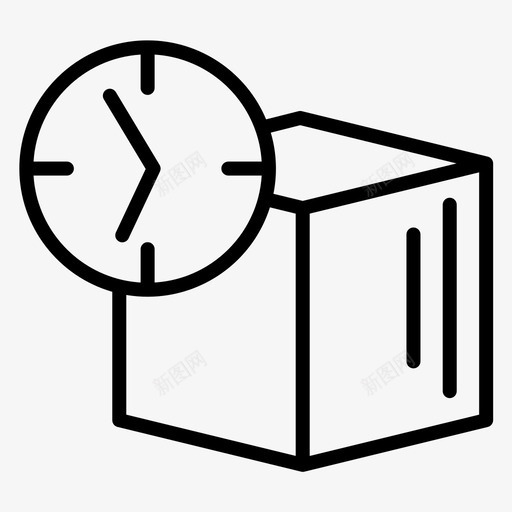 快递购物图标svg_新图网 https://ixintu.com 快递 购物