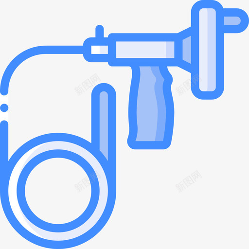 水管工管道6蓝色图标svg_新图网 https://ixintu.com 水管 管工 管道 蓝色
