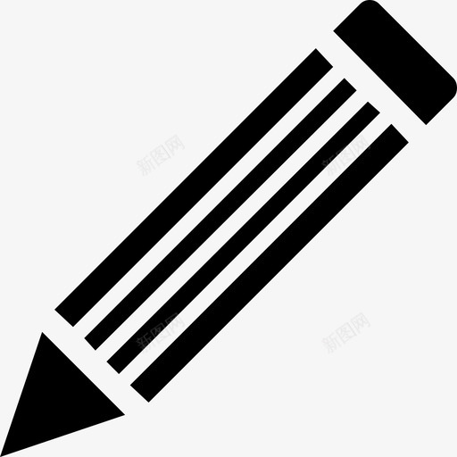 铅笔学校写作图标svg_新图网 https://ixintu.com 写作 学校 铅笔