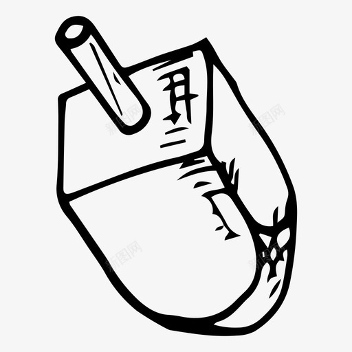 德雷德尔光明节假日图标svg_新图网 https://ixintu.com 以色列 假日 光明 德尔 德雷 快乐 犹太人