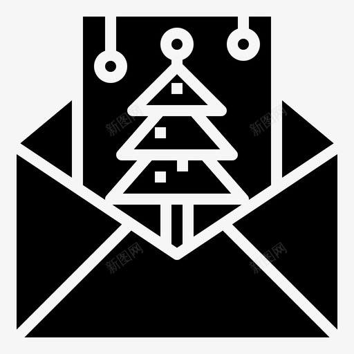 圣诞卡圣诞314填充图标svg_新图网 https://ixintu.com 圣诞 圣诞卡 填充