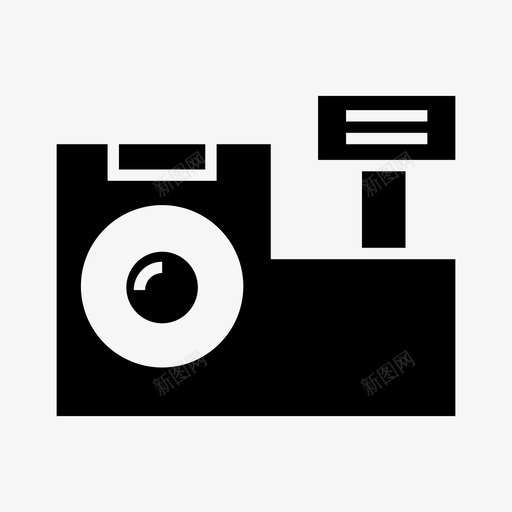 照相机设备闪光灯图标svg_新图网 https://ixintu.com 摄影 照相机 设备 镜头 闪光灯