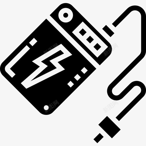 电池小工具10字形图标svg_新图网 https://ixintu.com 字形 小工 工具 电池