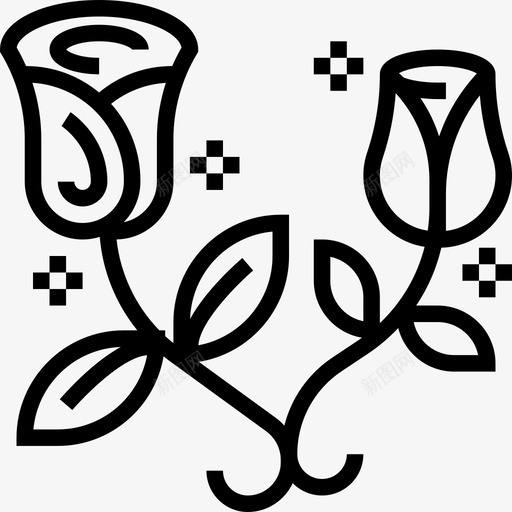 Blossom32岁生日派对直系图标svg_新图网 https://ixintu.com 32岁 Blossom 派对 生日 直系
