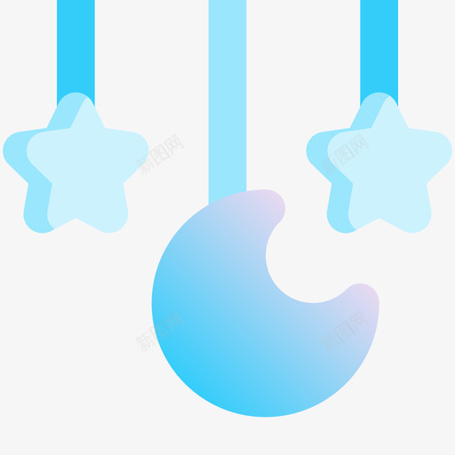 手机晚安2蓝色图标svg_新图网 https://ixintu.com 手机 晚安 蓝色