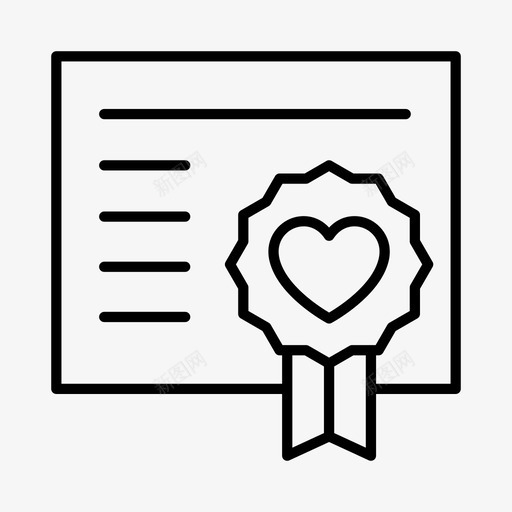 结婚证庆祝订婚图标svg_新图网 https://ixintu.com 婚礼 庆祝 爱情 结婚证 订婚